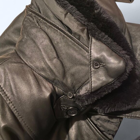 Lambswool Leather Jacket - Picture 4 of 7